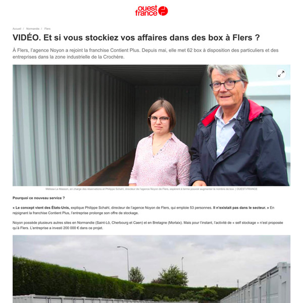 Et si vous stockiez vos affaires dans des box à Flers ?