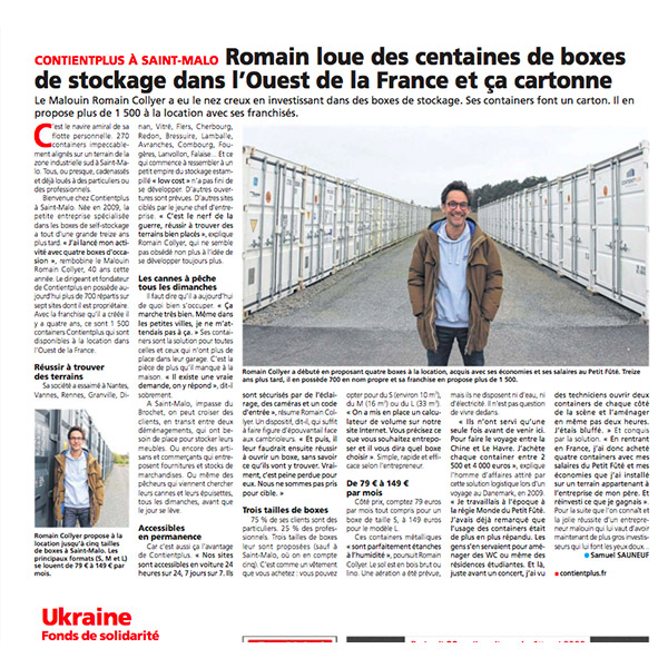 Romain loue des centaines de boxes de stockage dans l’Ouest de la France et ça cartonne